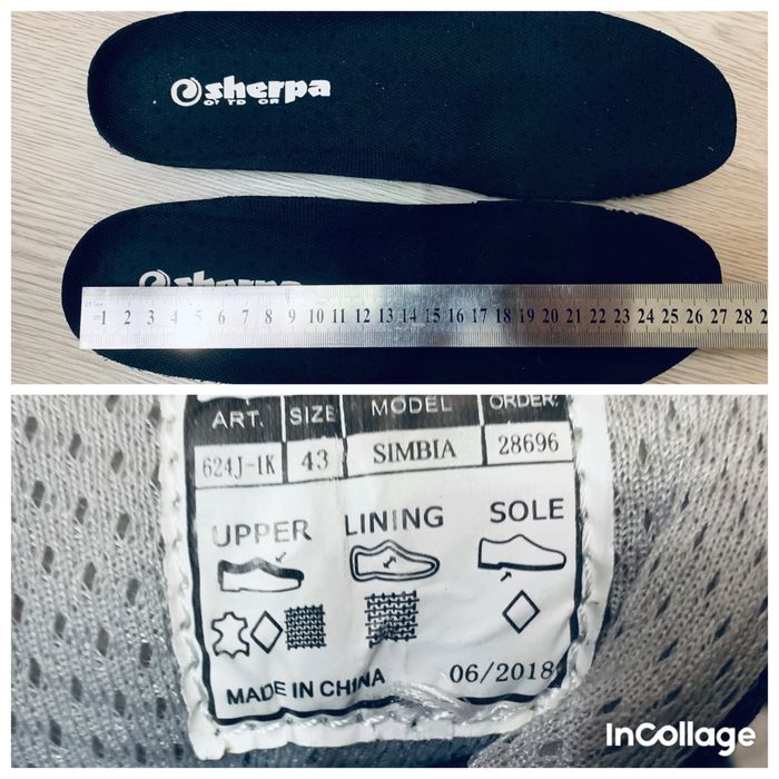 Кросівки Sherpa Simbia Alpitex® ‘43р 27.2смʼзамша,стан нових