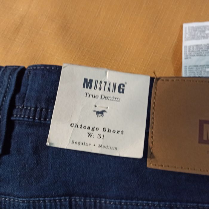 MUSTANG W 31 Chicago Short True Denim szorty spodenki krótkie męskie jeans
