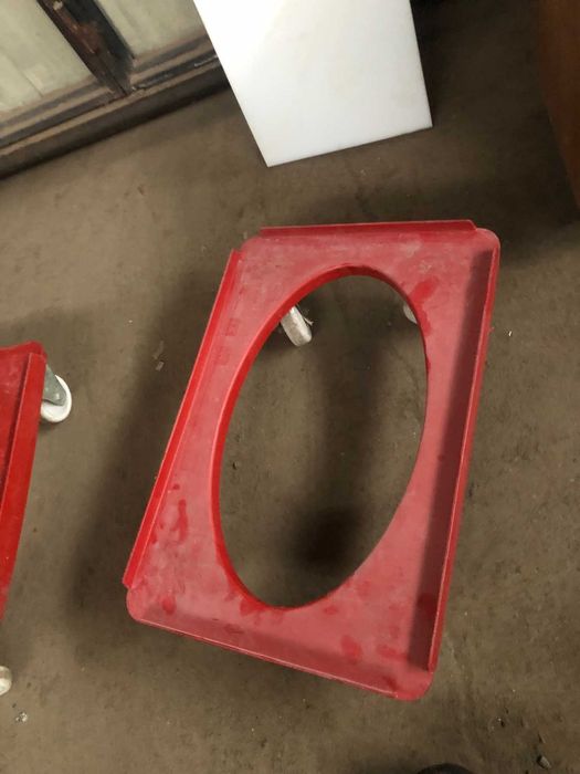 Стол рабочий из нержавеющей стали раскладной на колёсах