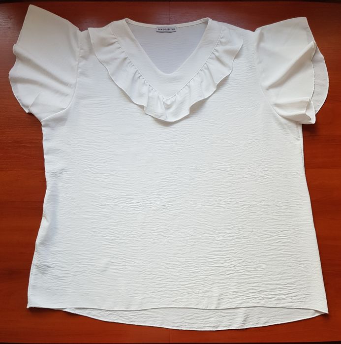 Elegancka bluzka biała z Italii rozm 48/50