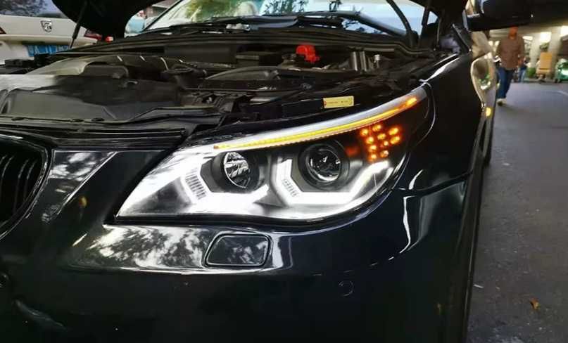tuningowe NOWE lampy przednie lampa przód BMW E60 E61 M5 2003 - 2010 WYPRZEDAŻ