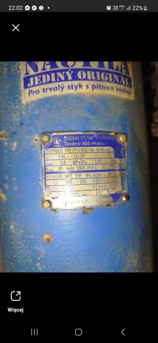 Pompa czeska  oryginalna