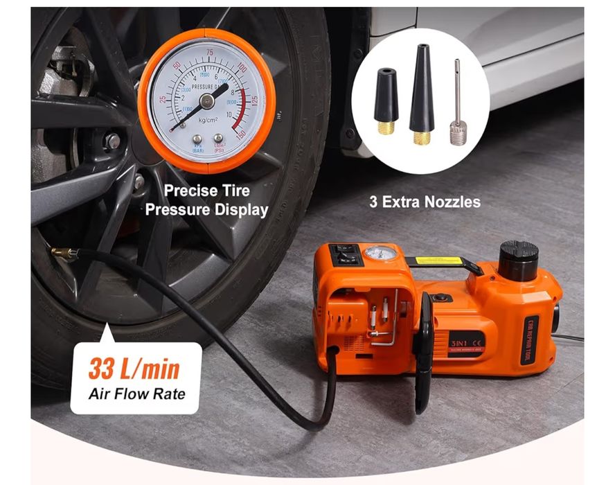 Macaco hidraulico C/ chave de impacto