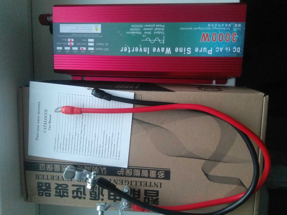 Вигідний Інвертор 12в 24в 48в 60в 72в чистий синус Преобразователь