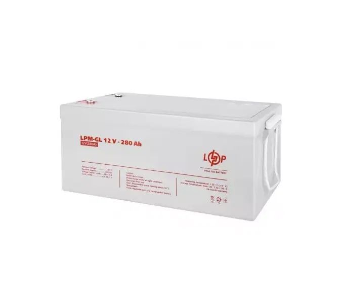 Гелевий акумулятор LogicPower LPM-GL 12V 280Ah