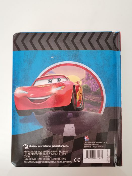 Livro Carros Disney Novo