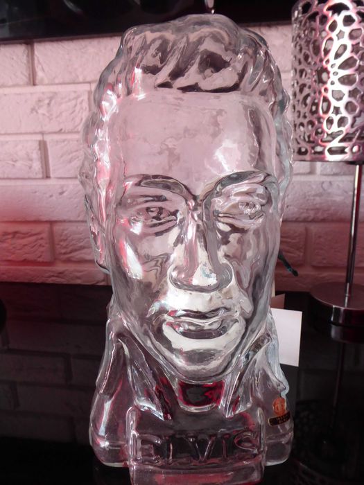Elvis Presley szklana głowa popiersie