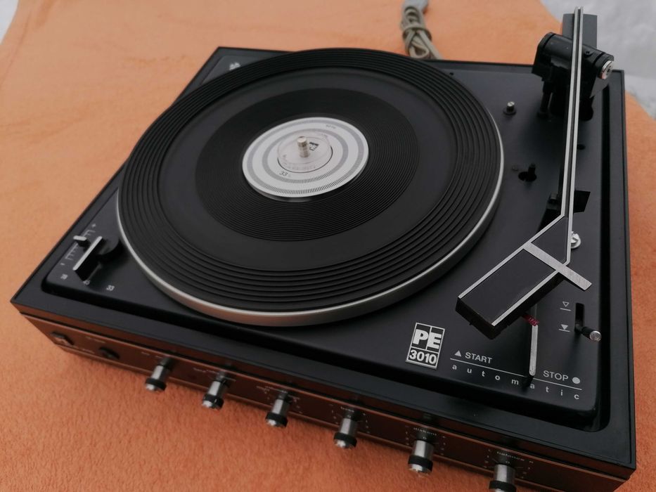 PERPETUUM EBNER PE 3010 VHS Gramofon Vintage 1972 Wkładka DUAL CDS 660
