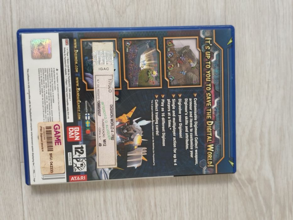 Digimon World 4 PS2 – Completo com Manual – PAL