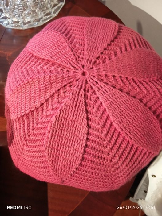 Almofada crochet antiga 50 cm diâmetro