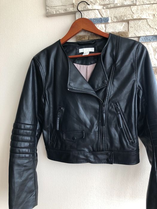 Куртка экокожа, бренд hm