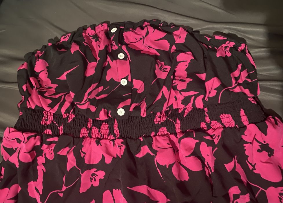 Letnia sukienka bez ramiaczek 4XL Nowa
