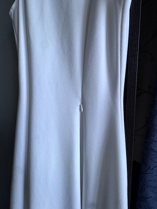 Нова Шикарна Сукня Gepur з регулюємим вирізом на нозі святкова М, біла