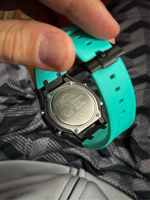 Custom G-Shock Carbon Tiffany MOD GA2100