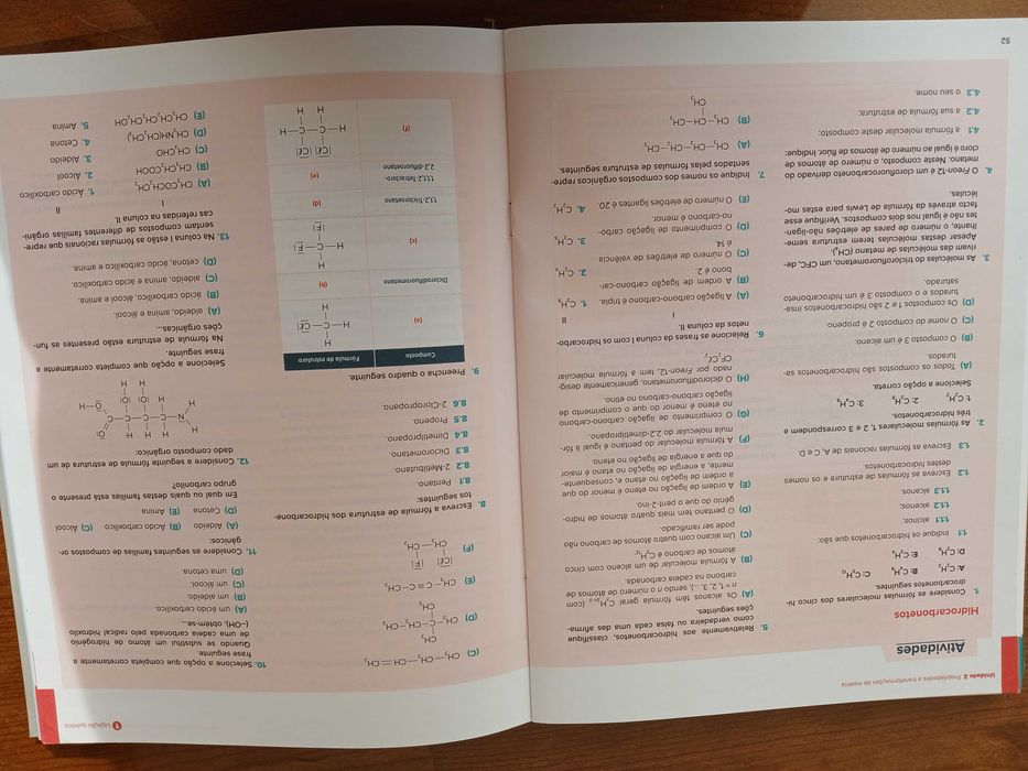 Caderno de Exercícios e Problemas - Novo Jogo de Partículas 10