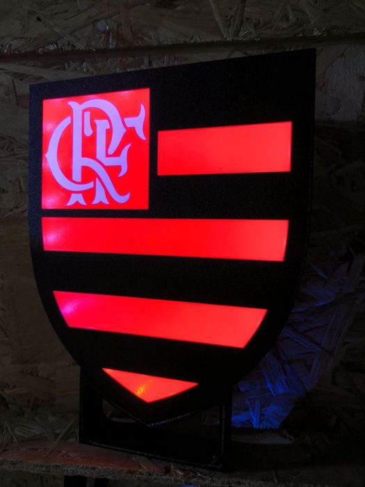 Logo Flamengo led RGB