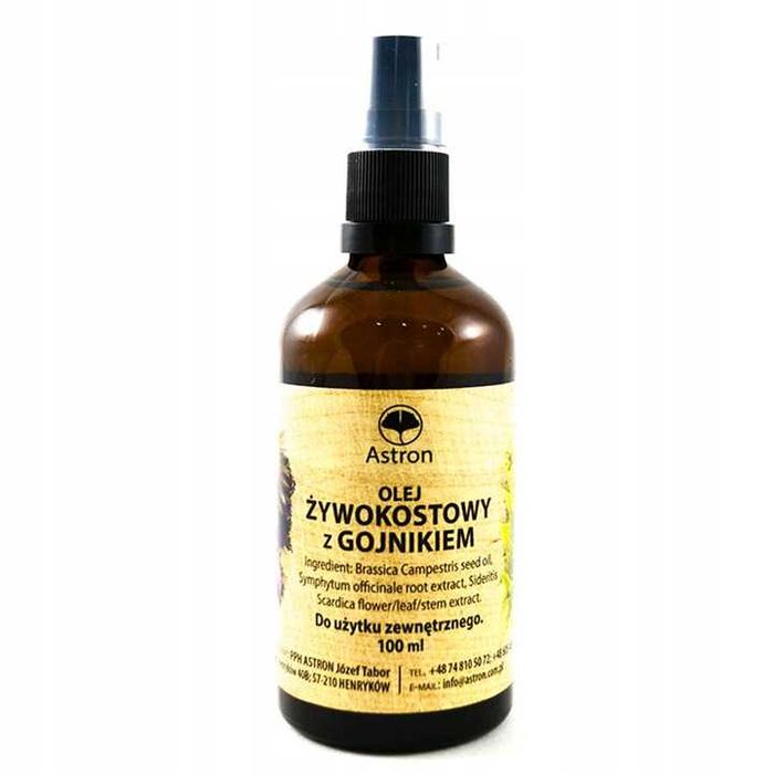 Olej żywokostowy z gojnikiem 100ml Astron