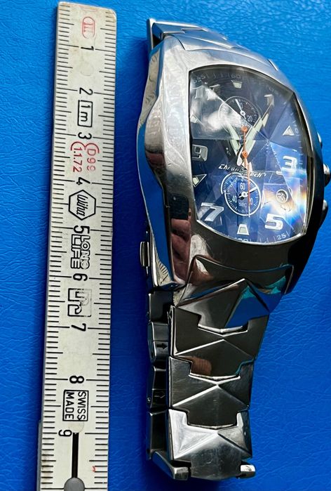 Мужские часы Chronotech 7468M, хронограф, сталь