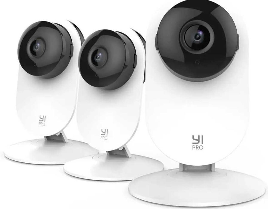 Набір з 3штут IP-камера YI Home 2K PRO White (Міжнародна версія)