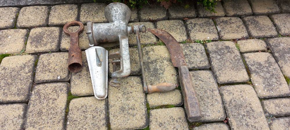 Skansen puszka na osełkę maszynka 10 tasak leśny cep cena za całość