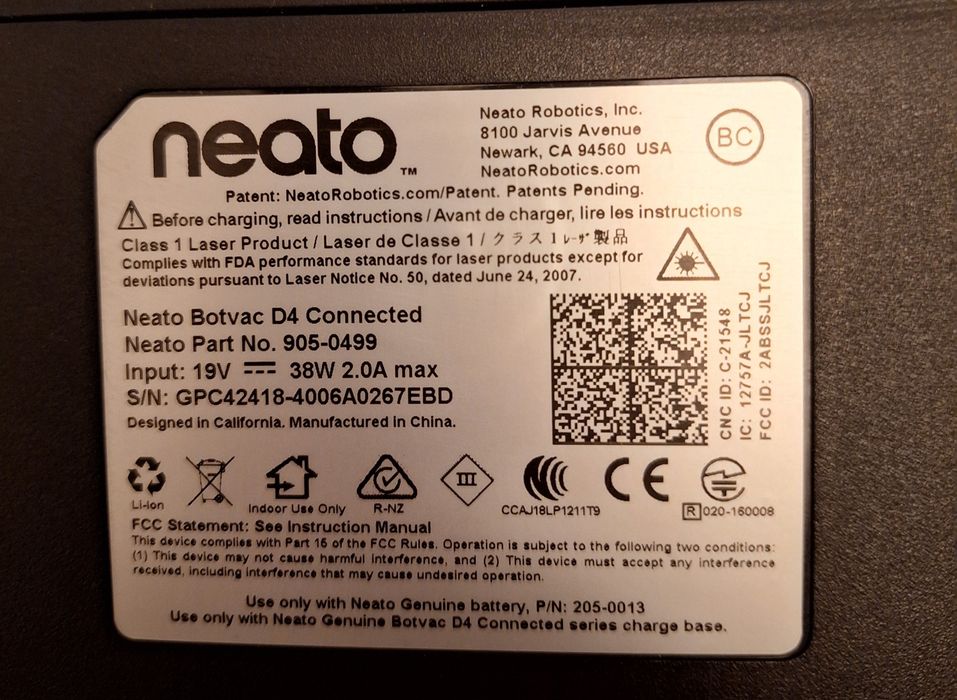 Robot odkurzający Neato Botvac D4 Connected.