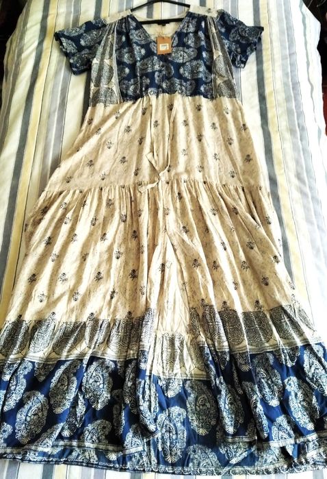Vestido Natura, padrão floral (novo)