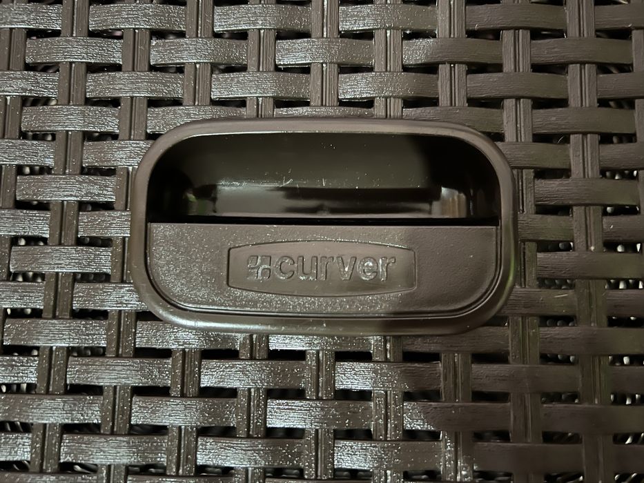 Корзина (новая) для белья Curver (коричневый цвет)