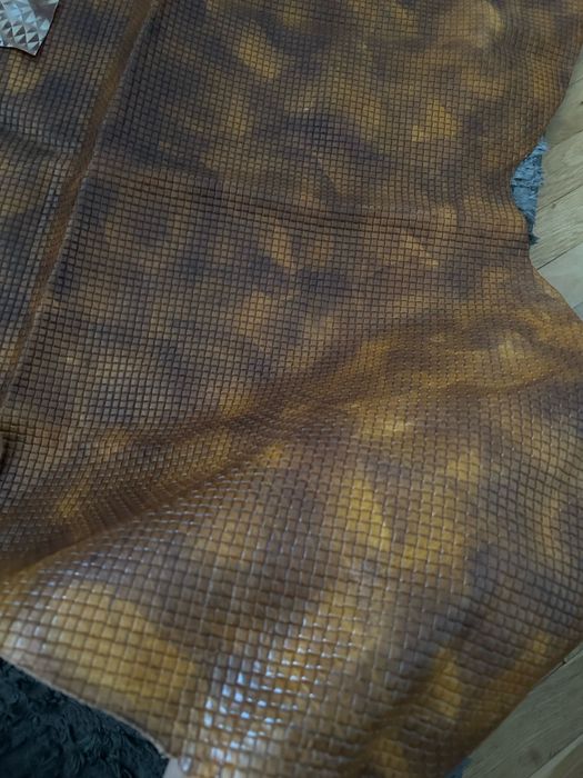 Płaty materiały skóra naturalna