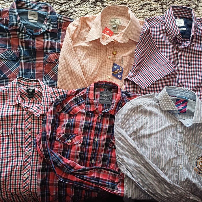 Сорочка, рубашка мужская с коротким и длинным рукавом, бренд