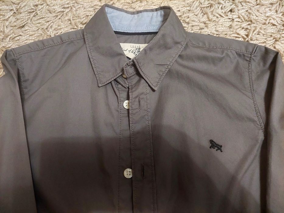 Ідеальна графітова сорочка H&M 140