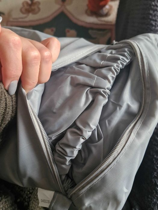 Capa protectora de bicicletas e placa reflectora para autocaravana