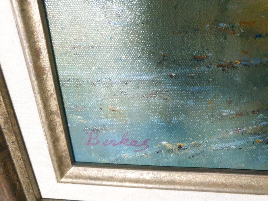 Pintura em óleo sobre tela reprodução do original de Jan Jacob Spohler