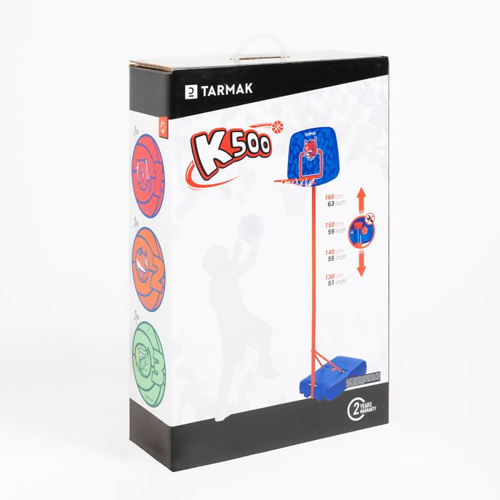 Tabela de Basquetebol Pé Regulável 1,30 m a 1,60 m - K500 Aniball