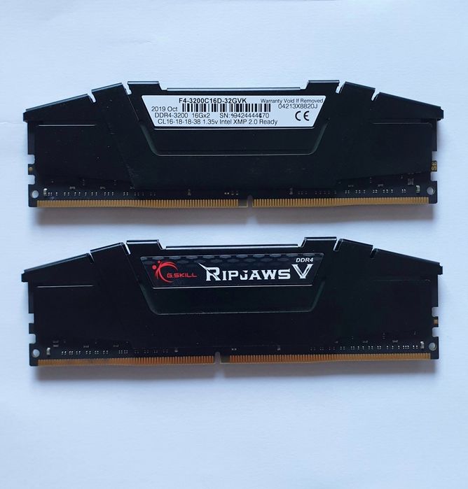 Pamięć RAM G.SKILL Ripjaws V 2x16GB 32GB DDR4 3200MHz CL16