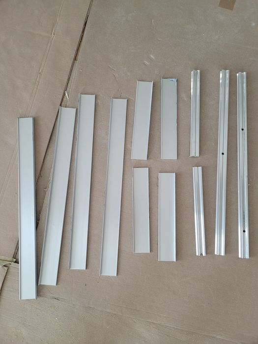 Listwy zaciskowe aluminiowe, szyny