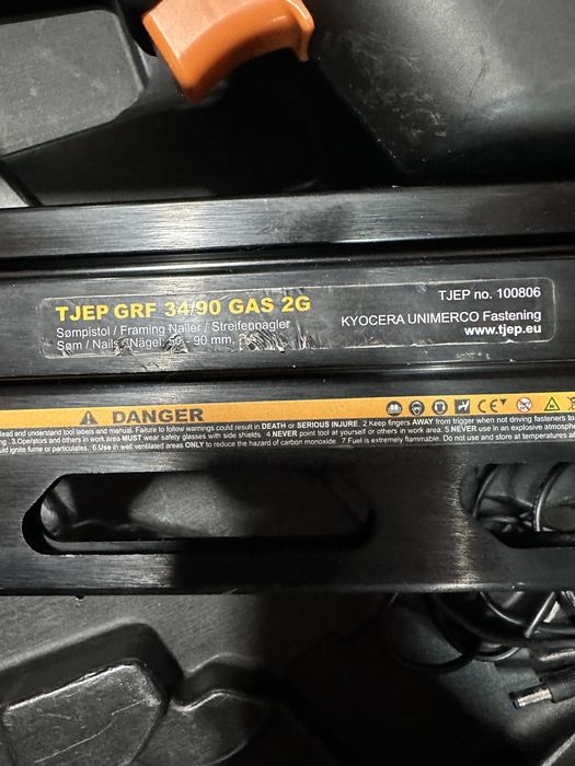 Газовий цвяхозабивний пістолет TJEP GRF 34/90 GAS 2G