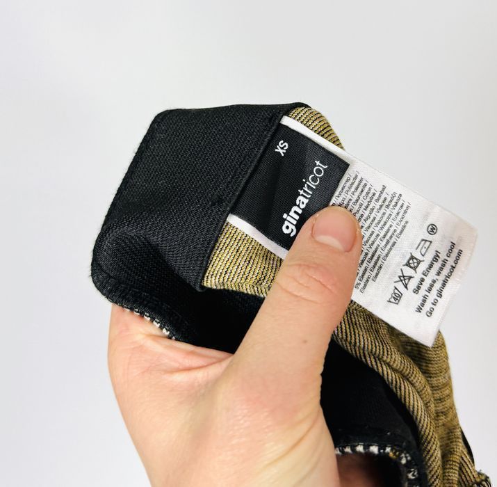 Spódnica w kratę w odcieniach beżu XS 34 Gina Tricot