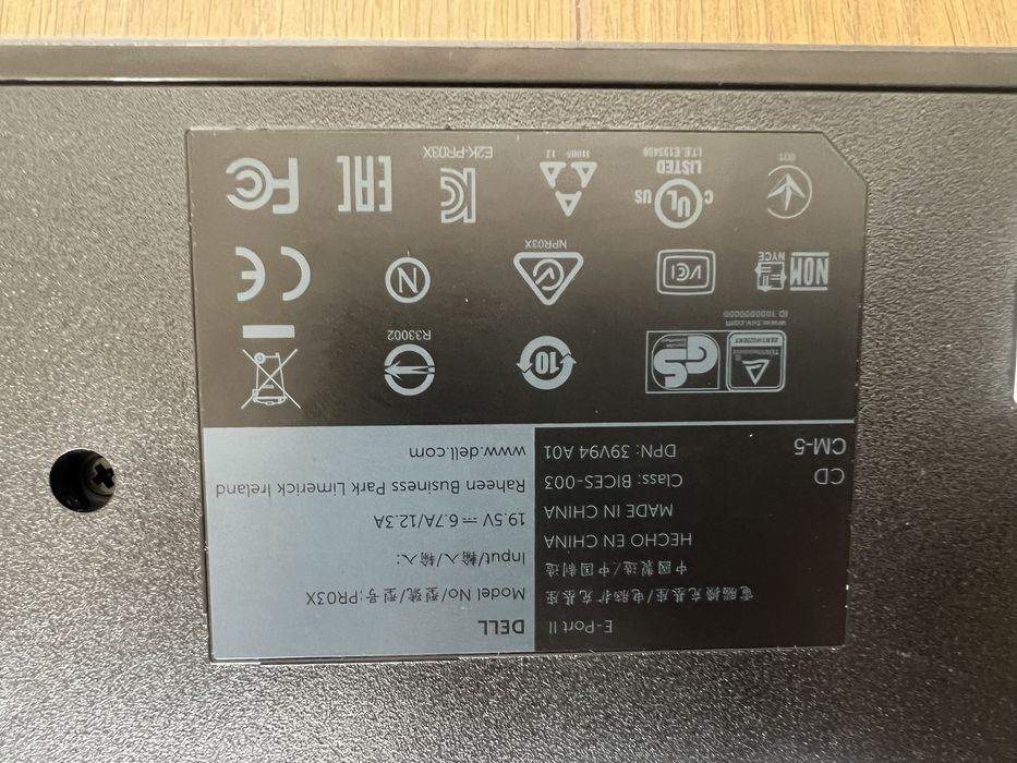 Stacja dokująca DELL Latitude PR03X