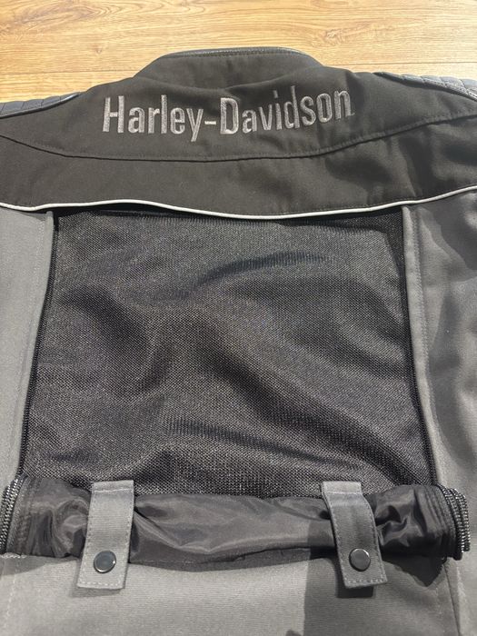 Kurtka harley davidson z dodatkiem skory wentylacja rozmiar l
