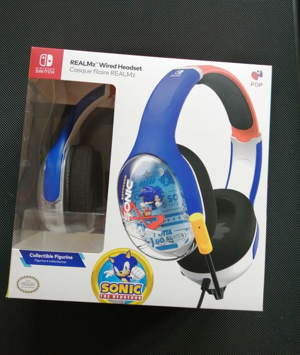 Auscultadores com fio Sonic Nintendo switch