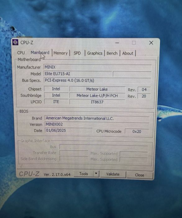 mini komputer minix eu715-ai 32 gb ram i7 155h ultra