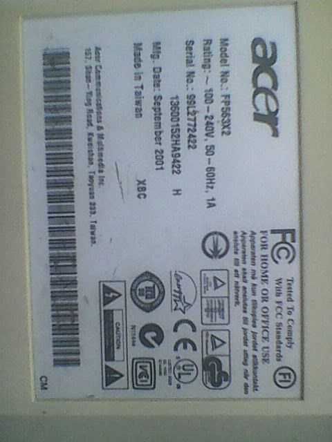 Продам монитор 15 дюймов экран.