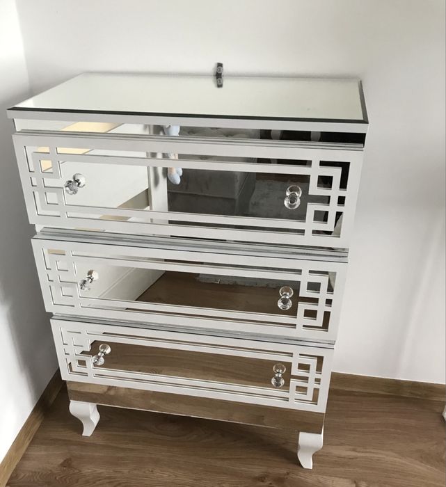 Zestaw glamour lustro