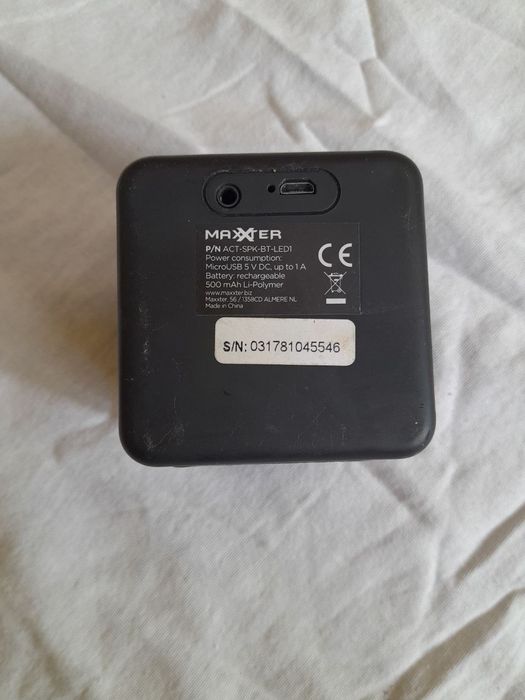 Bluetooth колонка Maxxter з LED-підсвіткою (Компактна)