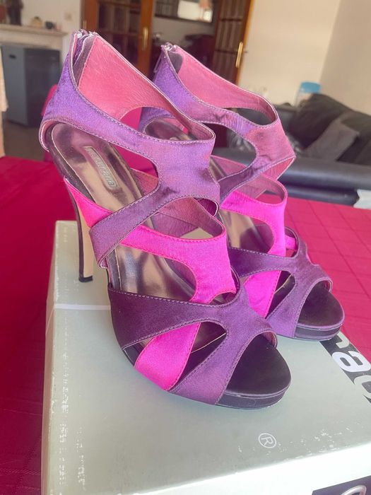 Sandálias rosa_violeta 40 - La Strada