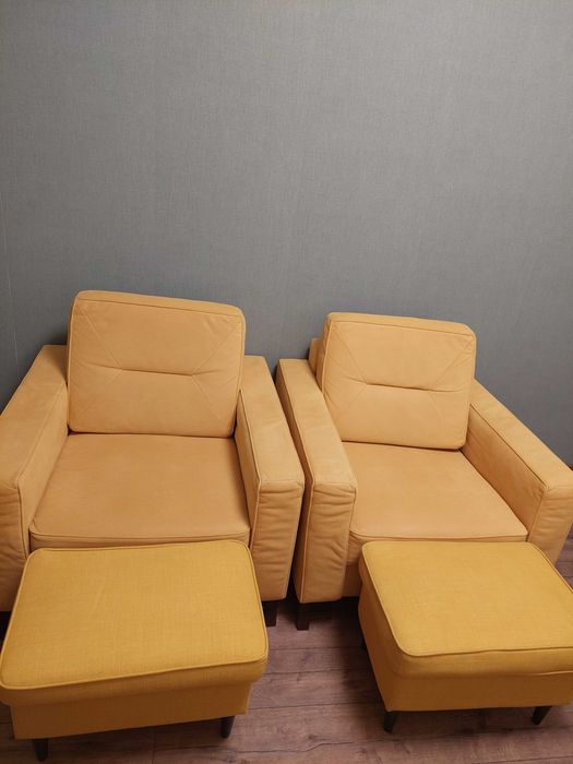 Fotel z podnóżkiem Tosca MP Nidzica - 2 sztuki