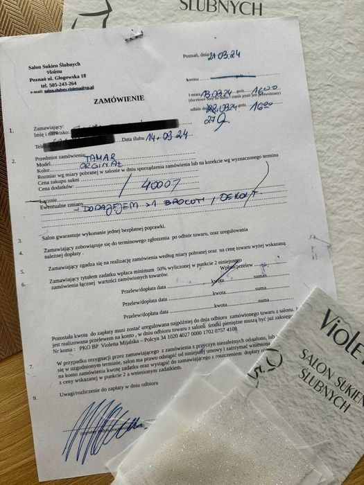 Suknia ślubna z salonu "Violetta", rozmiar 36 / S, STAN IDEALNY !!!