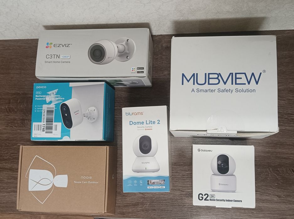 Камери відеоспостереження внутрішні і щовнішні