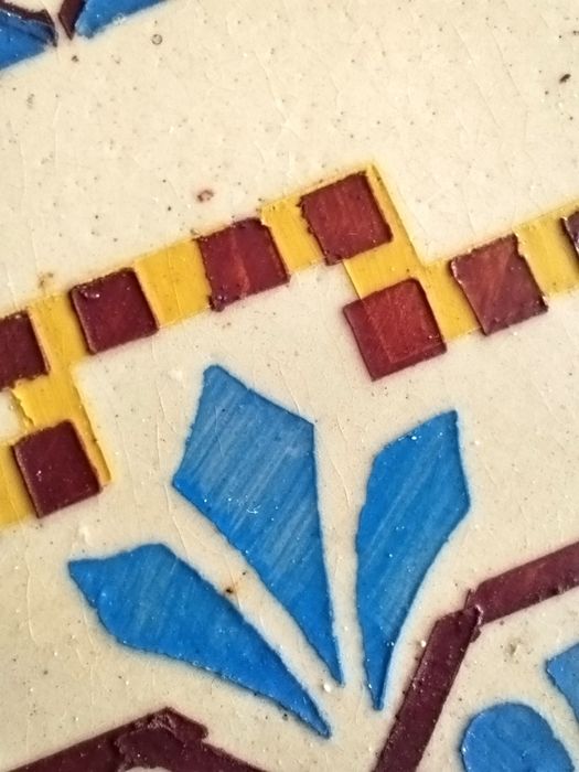 Azulejo Português secular | antigo | tiles | policromo | preço/unidade