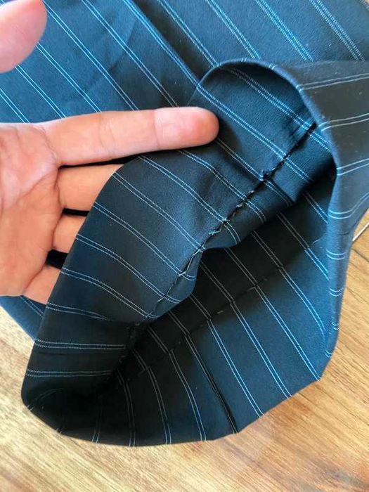 M l massimo dutti spodnie welna szerokie nogawki szwedy dzwony